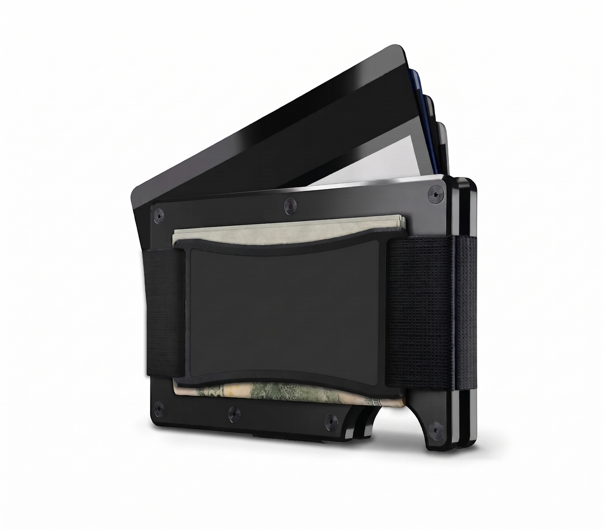 Sekage Slim wallet with cards fanned out