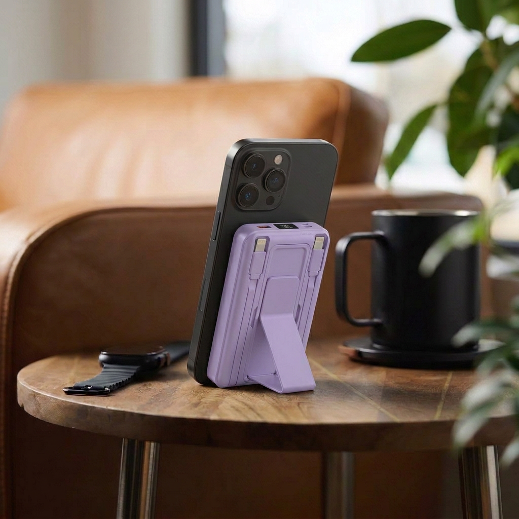 Sekage Power Bank purple - cafe